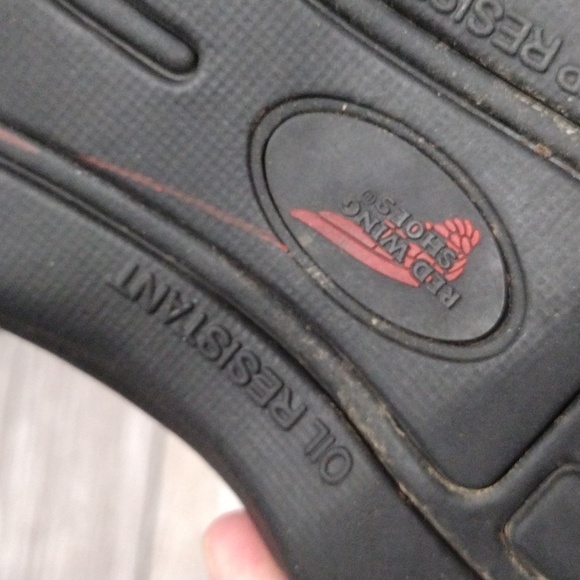 Red Wing steel toe black leather ankle boots. Size 12 main image 3